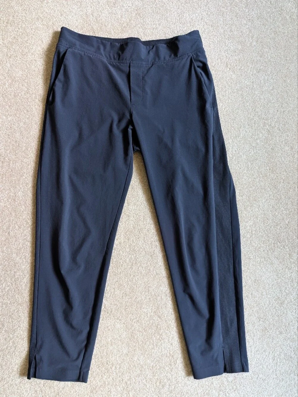 Athleta Brooklyn Pants, 8P, Navy - Picture 1 of 6